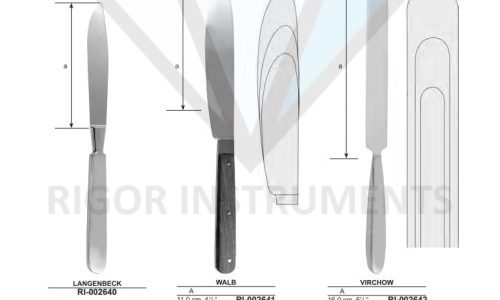 Virchow Autopsy Knife — Post Mortem Surgical Instrument